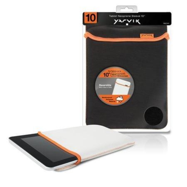 TABLET SLEEVE - YARVIK Tablet Neoprene 10'', Black/White - YAC141