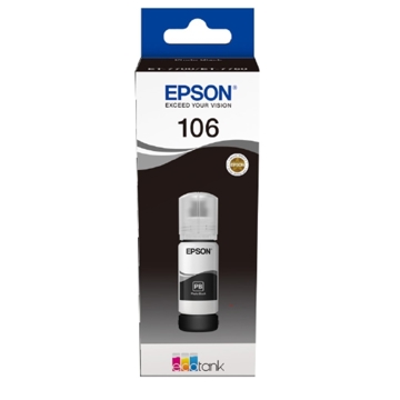 EPSON ORIGINAL (C13T00R140)  I/C (b) 106 ECOTANK PHOTO BLACK INK BOTTLE L7180