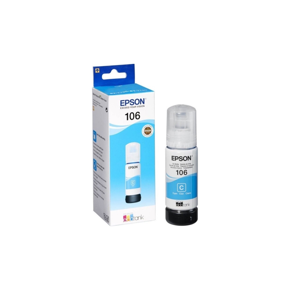 კარტრიჯი EPSON ORIGINAL (C13T00R240) I/C (c) 106 ECOTANK CYAN INK BOTTLE L7180