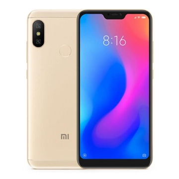 მობილური ტელეფონი Xiaomi Mi A2 Lite Gold (M1805D1SG), 5.84" 1080x2280, 2.0GHz, 8 Core, 3GB RAM, 32GB, 12Mpix5Mpix/5Mpix, 2 Sim, 2G, 3G, LTE, BT v4.2, Wi-Fi, GPS / AGPS, GLONASS, 4000mAh