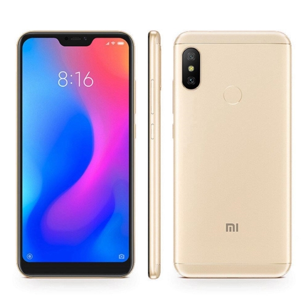 მობილური ტელეფონი Xiaomi Mi A2 Lite Gold (M1805D1SG), 5.84" 1080x2280, 2.0GHz, 8 Core, 3GB RAM, 32GB, 12Mpix5Mpix/5Mpix, 2 Sim, 2G, 3G, LTE, BT v4.2, Wi-Fi, GPS / AGPS, GLONASS, 4000mAh