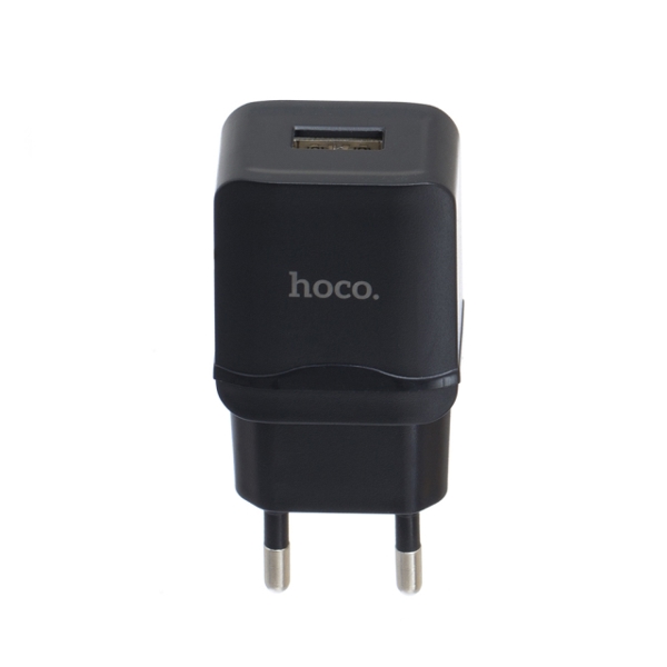 მობილურის აქსესუარი HOCO C22A LITTLE SUPERIOR CHARGER SET(WITH LIGHTNING CABLE）EU   BLACK