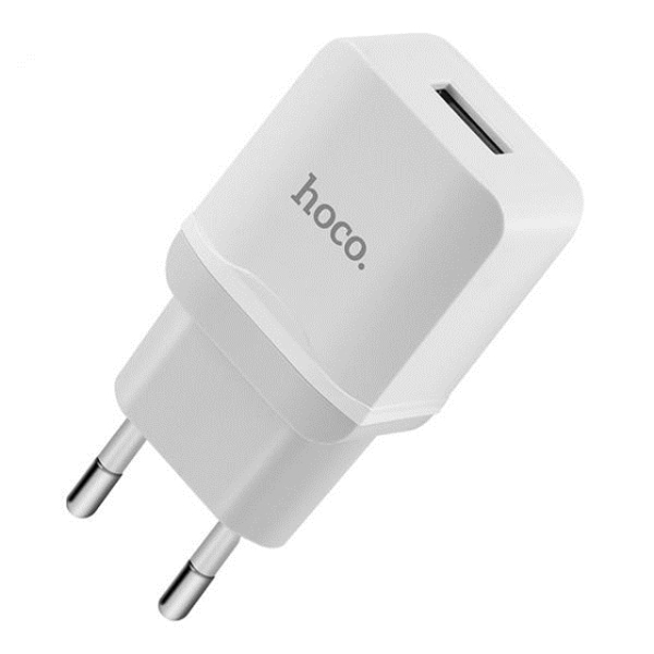 მობილურის აქსესუარი HOCO C22A LITTLE SUPERIOR CHARGER SET(WITH MICRO CABLE）EU  WHITE