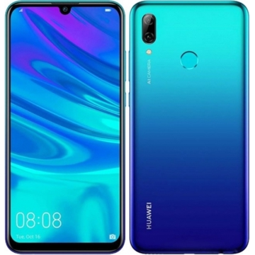 მობილური ტელეფონი Huawei P Smart 2019 Blue, 6.21" 1080x2340, 2.2GHz1.7GHz, 8 Core, 3GB RAM, 64GB, up to 512GB flash, 13Mpix2Mpix/8Mpix, 2 Sim, 2G, 3G, LTE, BT, Wi-Fi, NFC, GPS, Glonass, Micro-USB, 