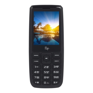 მობილური ტელეფონი FLY U12 Plus FF247_Black, 2.4'' 240х320, 312MHz, 1 Core, 32MB RAM, 32MB, up to 16GB flash, 0.3Mpix, 2 Sim, 2G, BT, Micro-USB, 800mAh, 78g