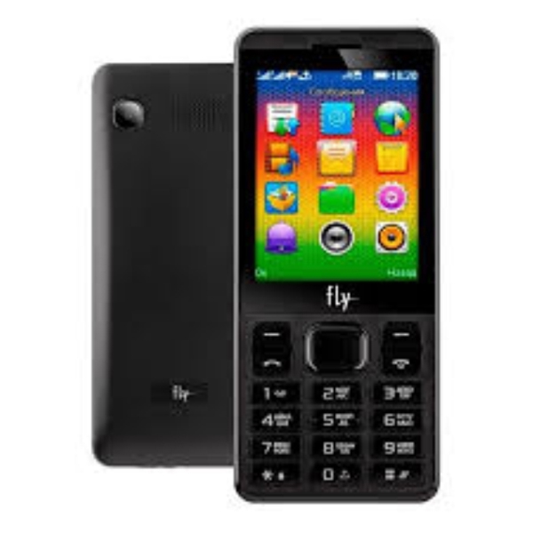 მობილური ტელეფონი FLY FF281 Black, 2.8'' 320x240, 312MHz, 1 Core, 32MB RAM, 32MB, up to 16GB flash, 0.3Mpix, 2 Sim, 2G, BT, 1400mAh, 107g, 130x56x11