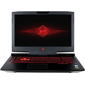 ნოუთბუქი  HP OMEN 17  17.3" FHD  I7-8750H, 16GB, 1TB+128GB SSD, GTX 1050TI 4GB, WIN 10H, NO ODD, BLACK