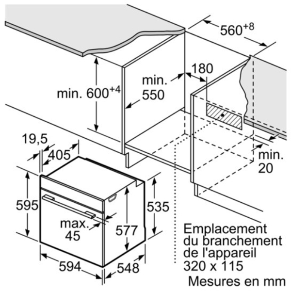 ელექტრო ღუმელი - BOSCH - HSG656XS1