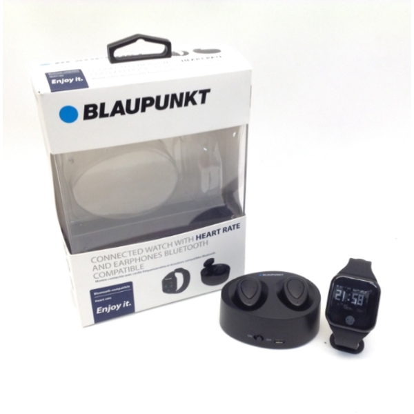 ყურსასმენი და საათი  BLAUPUNKT EARBUD SET EARPIECE AND WATCH