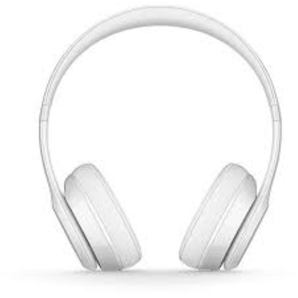 ყურსასმენი  BEATS BY DR DRE BEATS SOLO3 WIRELESS ON-EAR HEADPHONES - GLOSS WHITE MODEL A1796  (MNEP2ZMA)