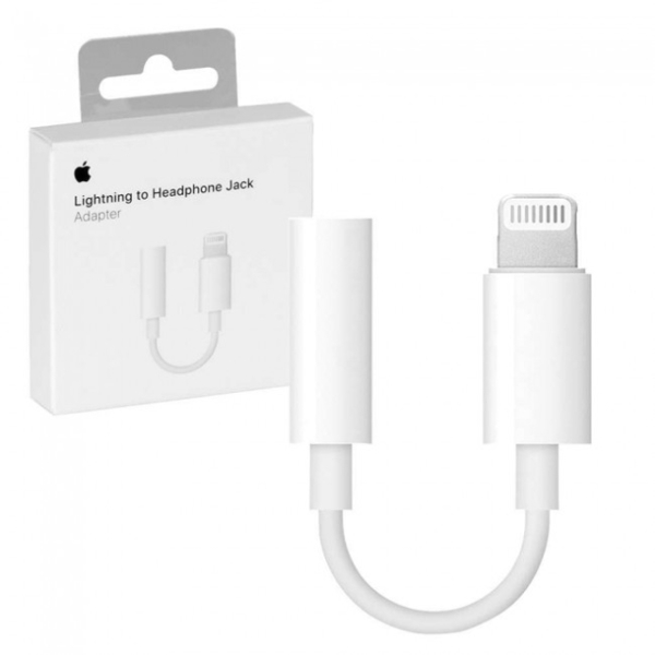 გადამყვანი Apple Iphone LIGHTNING TO 3.5 MM HEADPHONE JACK ADAPTER MODEL A1749 (MMX62ZMA)