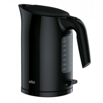 ელექტრო ჩაიდანი BRAUN WK3110BK, 3000W, 1.7L, Electric Kettle, Black