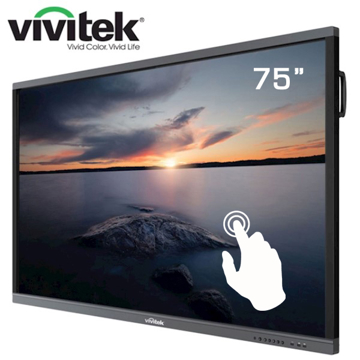 Vivitek NovoTouch LK7530I, 75”, 4K UHD, Android v6.0, Smart Board, Black