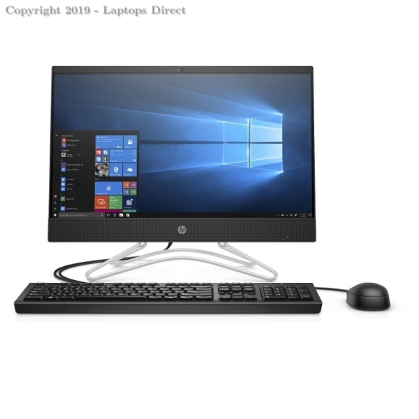 All In One კომპიუტერი HP COMPAQ HP 200 G3  AIO  21.5" FHD   I3-8130U, 4GB,  500GB,  DOS,  DVD-WR, FREE DOS BLACK