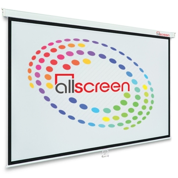 პროექტორის ეკრანი ALLSCREEN MANUAL PROJECTION SCREEN 213X169CM 16:9 HD FABRIC CWP-213169 Diagonal 107 inch / 271 CM