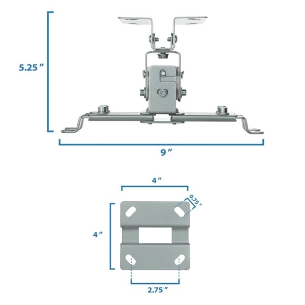 პროექტორის საკიდი 360° გრადუსით მბრუნავი ALLSCREEN PROJECTOR CELLING MOUNT CPMSR-360 ROTATE 360°