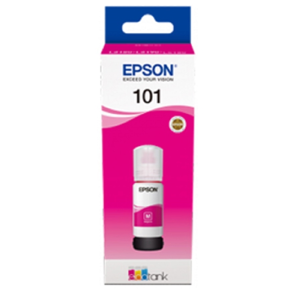 კარტრიჯის მელანი Epson C13T03V34A 101, Ink Bottle, 70 ML, 6000P, Magenta