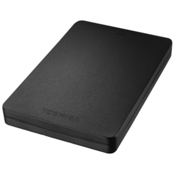 გარე მყარი დისკი External hard drive TOSHIBA HDTH305ER3AB Canvio Alu 500ГБ 2.5" USB 3.0 black