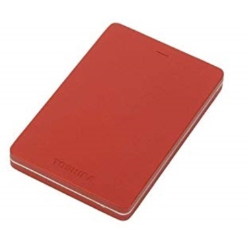 გარე მყარი დისკი TOSHIBA External hard drive HDTH310ER3AB Canvio Alu 1ТБ 2.5" USB 3.0 red