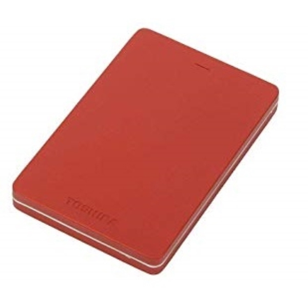 გარე მყარი დისკი TOSHIBA External hard drive HDTH310ER3AB Canvio Alu 1ТБ 2.5" USB 3.0 red