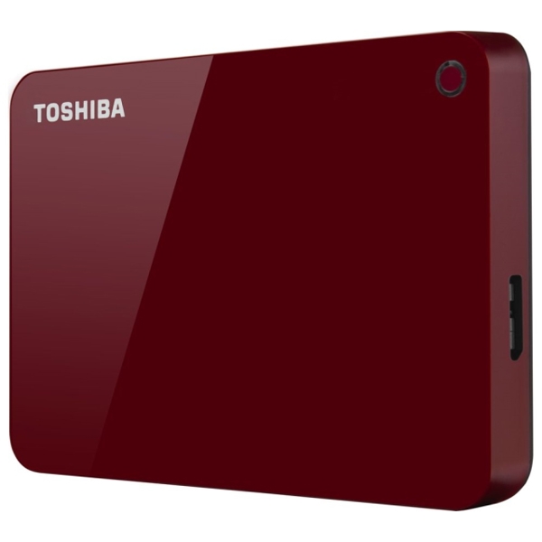 გარე მყარი დისკი TOSHIBA External hard drive HDTC920ER3AA Canvio Advance 2ТБ 2.5" USB 3.0 red