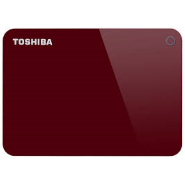 გარე მყარი დისკი TOSHIBA External hard drive HDTC940ER3CA Canvio Advance 4ТБ 2.5" USB 3.0 red