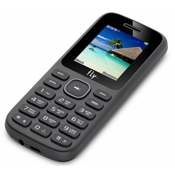 მობილური ტელეფონი FLY FF188 Black, 1.77'' 128x160, 260MHz, 1 Core, 32MB RAM, 24MB, up to 32GB flash, 2 Sim, 2G, BT v3.0, Micro-USB, 800mAh, 71g, 112x47x14,3