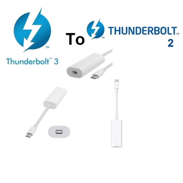 გადამყვანი  THUNDERBOLT 3 (USB-C) TO THUNDERBOLT 2 ADAPTER MODEL A1790  (MMEL2ZMA)