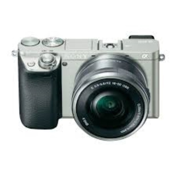 ფოტოაპარატი  SONY ALPHA A6000  ILCE-6000L 24.3 INTERCHANGEABLE LENS CAMERA WITH 16-50MM POWER ZOOM LENS SILVER