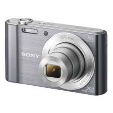 ფოტოაპარატი  SONY CYBER-SHOT  DSC-W810, SILVER, 20MP, 6X ZOOM, 2.7" LI-ON, MS PRO DUO & MSD