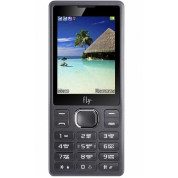 მობილური ტელეფონი FLY FF282 Black, 2.8'' 320x240, 260MHz, 1 Core, 32MB RAM, 32MB, up to 16GB flash, 0.3Mpix, 2 Sim, 2G, BT, Micro-USB, 1000mAh, 109g