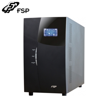 უწყვეტი კვების წყარო FSP Knight KN-1103TS Series 1-phase Online UPS/ Tower/ 3KVA/ Internal 72V Battery/ STD model/6PC9AH Bat, IEC, USB/RS232, INTSLOT, Ext Bat connector