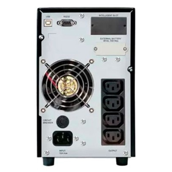 უწყვეტი კვების წყარო FSP Knight KN-1101TS Series 1-phase Online UPS / Tower/ 1KVA/ Internal 36V Battery/STD model/3PC7AH Bat, IEC, USB/RS232, INTSLOT, Ext Bat connector