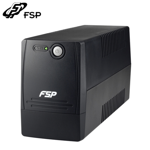 უწყვეტი კვების წყარო FSP FP-600 Tower Line interactive Series / Single phase/Single phase/Line-Interactive/600VA/ IEC *4 + USB + USB Cable