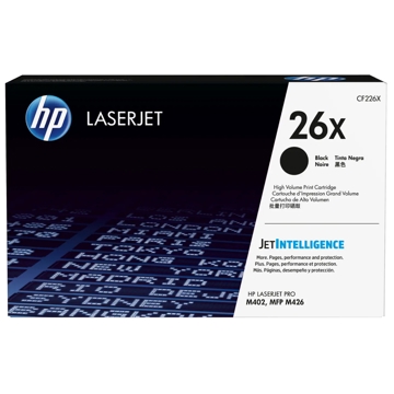 HP CF226X 26X, Toner Cartridge, 9000P, Black