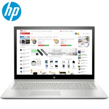 ნოუთბუქი HP ENVY 17 / 17.3" FHD / Intel Core i7-8550U / 12GB / 1TB 128GB / MX150 / 4GB / DVD-RW / Win 10 Home / Natural silver (4GR89EA)