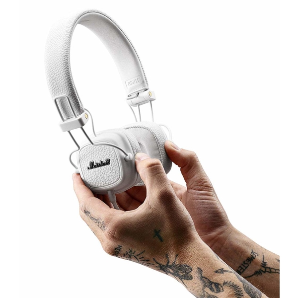 ყურსასმენი Marshall Major III Bluetooth White