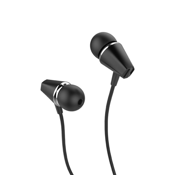 ყურსასმენი   HOCO M34 HONOR MUSIC UNIVERSAL EARPHONES WITH MICROPHONE BLACK