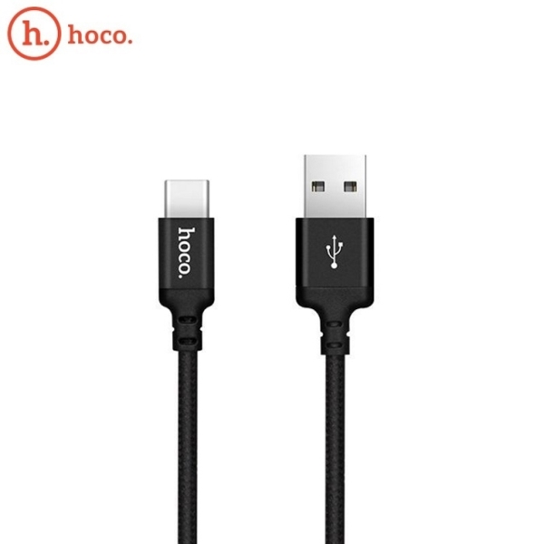 USB  HOCO X14 TIMES SPEED TYPE-C CHARGING CABLE,(L=1M) BLACK