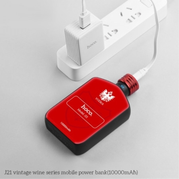 პორტატული დამტენი  HOCOJ21 VINTAGE WINE SERIES MOBILE POWER BANK (10000MAH)  VODKA