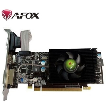 ვიდეო დაფა AFOX NVIDIA Geforce GT720, 2GB DDR3 64Bit, Low Profile & Single Fan AF720-2048D3LGD7