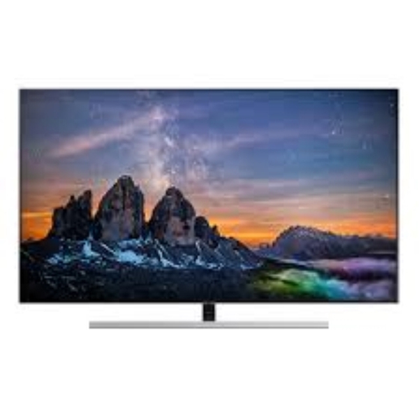 ტელევიზორი  LED SAMSUNG TV 55"(140CM) QE55Q80RAUXRU QLED 4K 3840X2160 PQI 3800 HDR 10+  HDMI X4  USB X3 RJ-45 WI-FI DVB-T2CS2