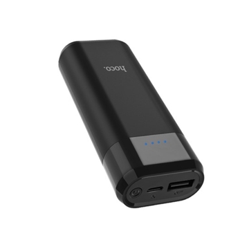 პორტატული დამტენი  HOCO B35A ENTOURAGE MOBILE POWER BANK（5200MAH) BLACK