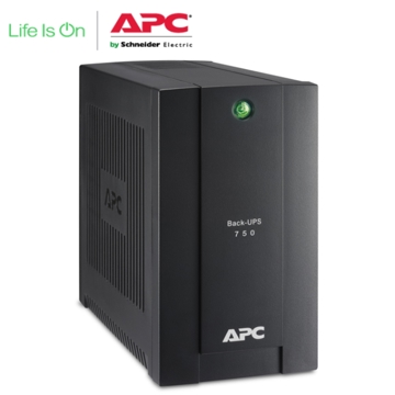 უწყვეტი კვების წყარო APC Back-UPS 750VA Standby with Schuko (BC750-RS)