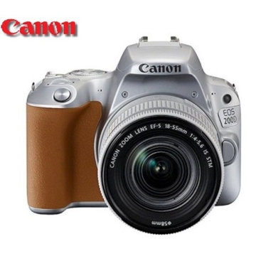 ციფრული ფოტოაპარატი Canon EOS 200D kit 18-55 IS STM Silver , 24.2 MP, APS-C sensor, 5 fps, 1080P Full-HD EOS Movie ,Vari angle touchscreen 7.7 cm (3.0") / Dual Pixel CMOS AF, NFC/ Bluetooth, IEEE 802.11b/g/n (2.4GHz band) Hi-Speed USB (USB2.0),