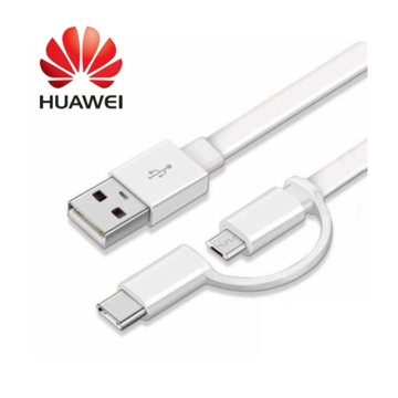 მობილურის დამტენი Huawei AP55S Data Cable Micro USB to Type-C White