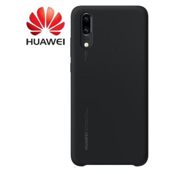 მობილურის ქეისი Huawei P20 Silicon Case Black