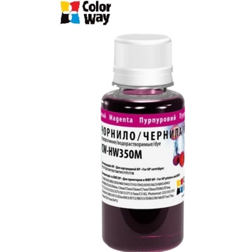 მელანი Colorway Dye Magenta 100ml For cartridges– HP: № 121/122/129/130/131/132/138/140/177/178 • For printers and