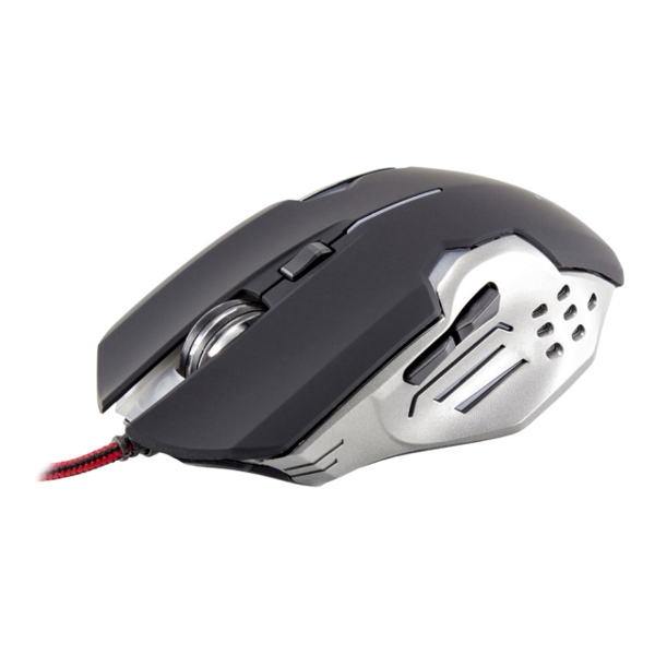 მაუსი  WHITE SHARK GAMING MOUSE  GM-1803 ATTILA BLACKSILVER 3200 DPI