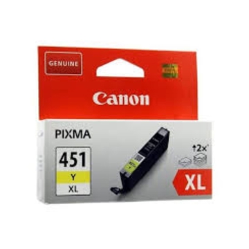 კარტრიჯი CANON ORIGINAL BJ CLI-451XL Y